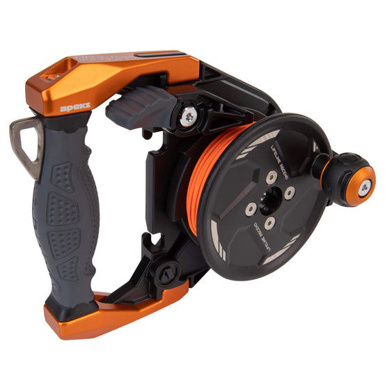 Apeks Lifeline Ascend 30m Reel | Orange / Front | Mike's Dive Store