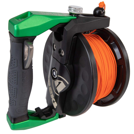 Apeks Lifeline Guide 120m Reel | Green | Mike's Dive Store