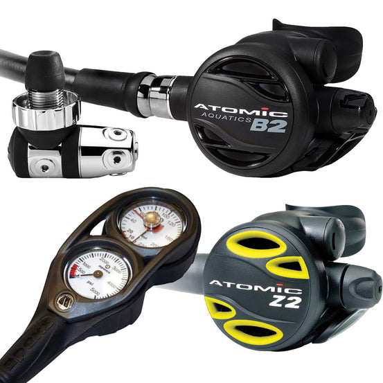 Atomic B2 Regulator, Octopus & Free Console Package | Mike's Dive Store