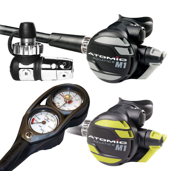 Atomic M1 Regulator with Octopus & Free Console Package | Mike's Dive Store