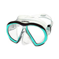 Atomic SubFrame Mask - Clear / Aqua - Mike's Dive Store