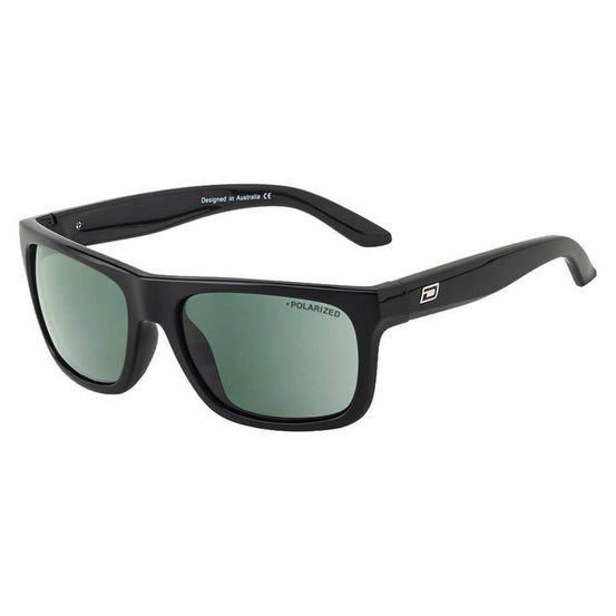 Dirty Dog Boom Polarised Sunglasses - Black Green - Mike's Dive Store