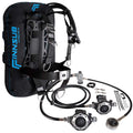 Finnsub Ultralite 13 BC & MTX-RC Single Cylinder Regulator Bundle | Black / Blue | Mike's Dive Store