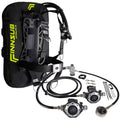 Finnsub Ultralite 13 BC & MTX-RC Single Cylinder Regulator Bundle | Black / Neon Yellow | Mike's Dive Store