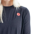 Fourth Element Hydro-T Women's Charcoal - Torso Detail - Mike's Dive Store