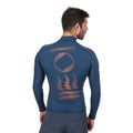 Fourth Element Men's Ocean Positive Long Sleeve Hydroskin Rash Vest | Insignia / Back | Mike's Dive Store