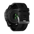 Garmin Descent Mk1 Titanium with Black Band - Back - Mike's Dive Store