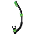 Mares Rebel Dry Snorkel - Black / Lime - Mike's Dive Store