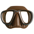 Mares Tana Freediving Mask - Brown - Mike's Dive Store