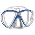 Mares X-Vu LiquidSkin Sunrise Dive Mask - Blue / White - Mike's Dive Store