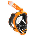 Ocean Reef Aria QR+ Full Face Snorkeling Mask - Orange - Mike's Dive Store