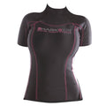 Sharkskin Chillproof Short Sleeve - LadiesBlack/Silver XXS - Mike's Dive Store