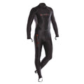 Sharkskin Chillproof Rear Zip Suit - MensBlack/Silver XS - Mike's Dive Store