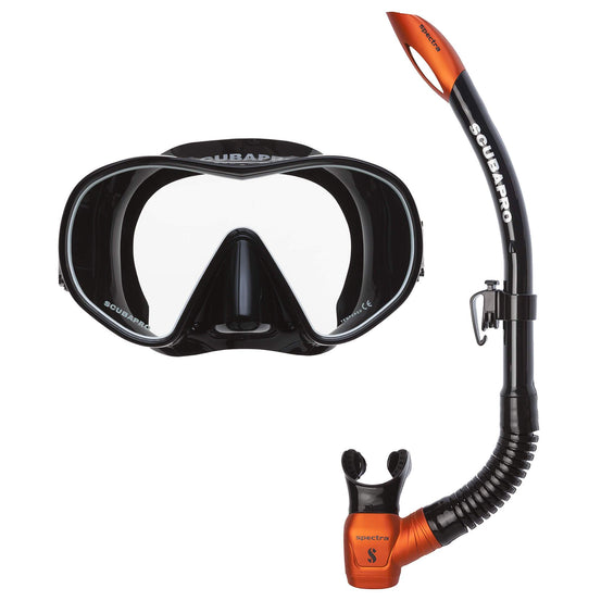 Scubapro Solo Mask and Snorkel Set | Bronze / Black | Mike's Dive Store