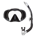 Scubapro Solo Mask and Snorkel Set | Silver / Black | Mike's Dive Store