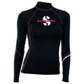 Scubapro T-Flex Long Sleeve Women's Rash Guard - Onyx - Mike's Dive Store