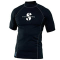 Scubapro T-Flex Short Sleeve Men's Rash Guard - Black - Mike's Dive Store
