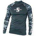 Scubapro UPF 50 Long Sleeve Men's Rash Guard - Graphite - Mike's Dive Store
