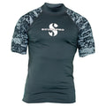Scubapro UPF 50 Short Sleeve Men's Rash Guard - Graphite - Mike's Dive Store