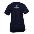 Shark Inspired Unisex T-Shirt - Navy / Back - Mike's Dive Store