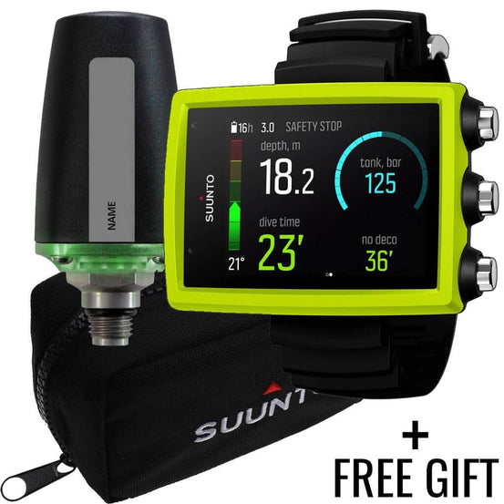 Suunto EON Core Dive Computer Bundle - Lime - Mike's Dive Store
