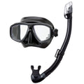 TUSA Freedom Ceos Mask and Snorkel Set | Black / Black | Mike's Dive Store