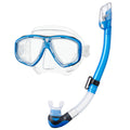 TUSA Freedom Ceos Mask and Snorkel Set | Fishtail Blue | Mike's Dive Store