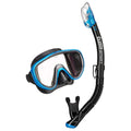 Tusa Serene Mask and Snorkel Set - Fishtail Blue - Mike's Dive Store