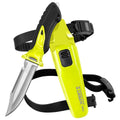 Tusa X-Pert II Dive Knife - Yellow / Pointed Tip - Mike's Dive Store