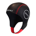 Zone3 Neoprene Swim Cap | Black / Red | Mike's Dive Store