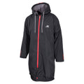 Zone3 Polar Fleece Parka Robe | Black / Red - Front | Mike's Dive Store