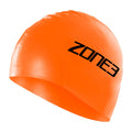 Zone3 Silicone Swim Cap 48G | Hi-Vis Orange | Mike's Dive Store
