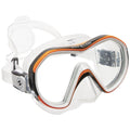 Aqua Lung Reveal X1 Mask - Clear / Orange - Mike's Dive Store