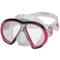 Atomic SubFrame Mask - Clear / Pink - Mike's Dive Store