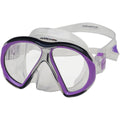 Atomic SubFrame Mask - Clear / Purple - Mike's Dive Store
