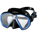Atomic SubFrame Medium Fit Mask - Black / Royal Blue - Mike's Dive Store