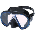 Atomic SubFrame Medium Fit Mask - Black / Blue - Mike's Dive Store