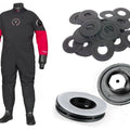 Drysuit Valve Fittings, Replacements and Removals - Mike's Dive Store