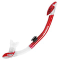Scubapro Fusion Dry Snorkel Snorkel - Transparent Red - Mike's Dive Store