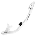 Scubapro Fusion Dry Snorkel Snorkel - White - Mike's Dive Store