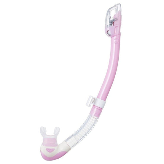 Tusa Hyperdry Elite II Snorkel - Pale Pink - Mike's Dive Store