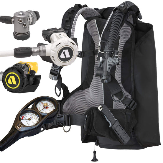 Apeks XL4+ & Rogue BCD Package | Black | Mike's Dive Store