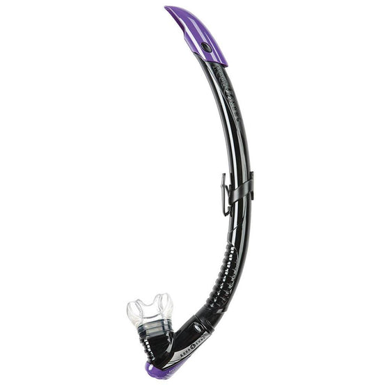 Aqua Lung Zephyr Snorkel - Black / Twilight - Mike's Dive Store