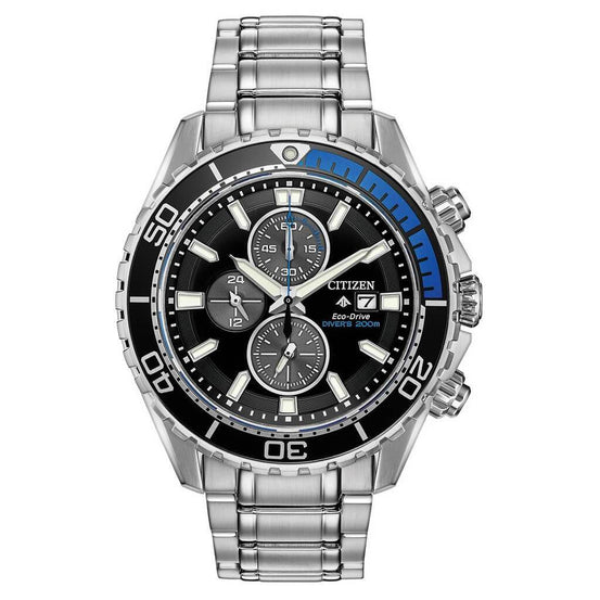 Citizen Eco-Drive Promaster Diver Black Blue Watch - Mike's Dive Store