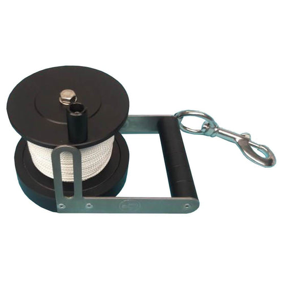 Custom Divers 125m Ratchet Reel | Standard Handle | Mike's Dive Store