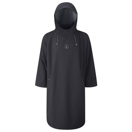 Fourth Element Storm Poncho - Black | Front | Mike's Dive Store