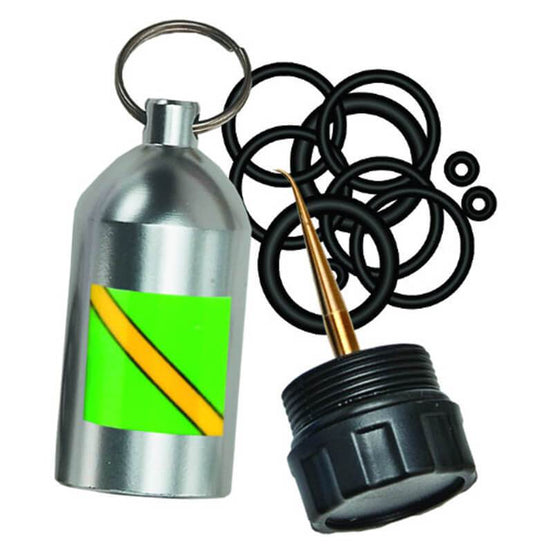 ISC Nitrox Tank O-Ring Keychain - Mike's Dive Store