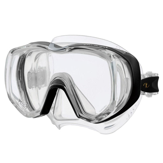 Tusa Freedom Tri-Quest Dive Mask - Black - Mike's Dive Store