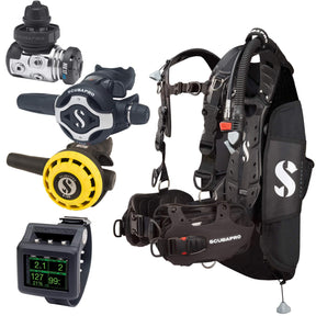 Scubapro MK17, Hydros Pro & G2 Package With Free Mask, Snorkel & Fins
