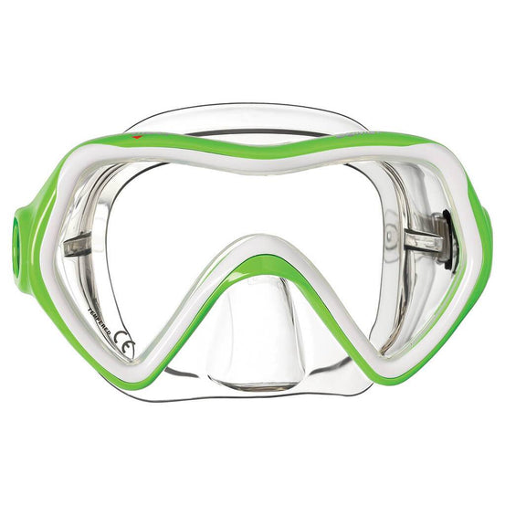 Mares Comet Kids Mask - Lime / Clear - Mike's Dive Store